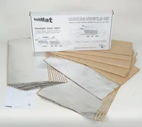 62655 Hushmat Complete Vehicle Insulation Kit 1955-1957 Chevy Tri-five Wagon Sol