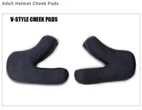 11111135 Impact Racing - Vapor Helmet Cheek Pads Standard V Style