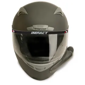 16755312 Impact Racing Sxs Side Air Dot Helmet Flat Black Size Small