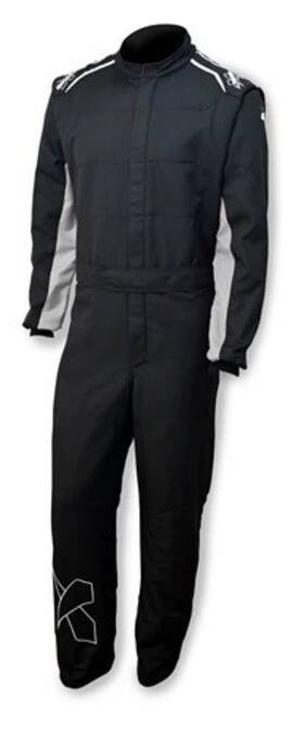 Impact Racing 23011713 Axis 2.4 Driving Suit Black Gray 2x-large 1-piece Nomex Sfi