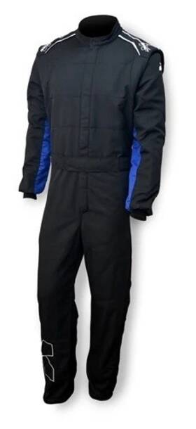 Impact Racing 23011806 Axis 2.4 Driving Suit Black Blue 3x-large 1-piece Nomex Sfi