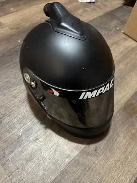 6.973.676 Impact Racing Top Air Helmet Black Size Small