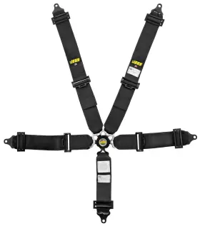 555-70087 Jegs Black Cam Lock Ultra Series Harness 5-point Design Us Stock