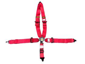 Jegs 555-70118 By Rjs Red Cam Lock Ultra Series Harness 5-point Design Pull Down V-type