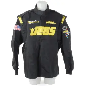 6021 Jegs Black Single Layer Jacket Medium 6021 Jegs Black Single Layer Jacket Medium