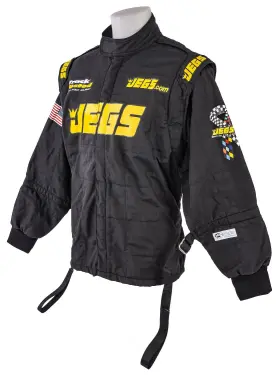 6122 Jegs Black Ultralite Triple Layer Jacket Mens Medium