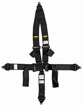 Jegs 70076 Black Latch And Link Ultra Series Harness 4-point Design
