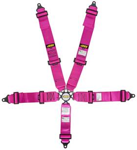 Jegs 70088 Pink Cam Lock Ultra Series Harness 5-point Design