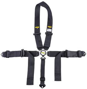 Jegs 70110 Black Cam Lock Ultra Series Harness 5-point Design Pull Up U-type