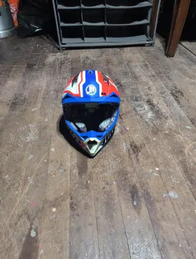 252563552 Just 1 Just1 Blue Red And White Helmet