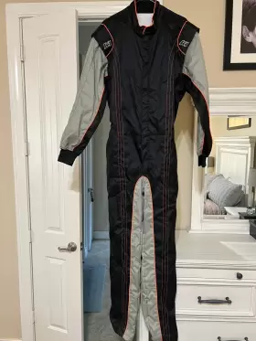 10-gk2-o-xl K1 Race Gear Cik/fia Level 2 Approved Kart Racing Suit Orange X-large
