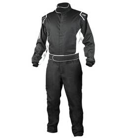 K1 Racegear 0-chl-nw-l 20-chl-nw Challenger One Piece Racing Suit Sfi 3.2a/1 Large 56 Black