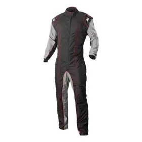 10-gk2-r-lxl K1 Racegear Gk2 Level 2 Mens Karting Suit Black Red Lxl 58