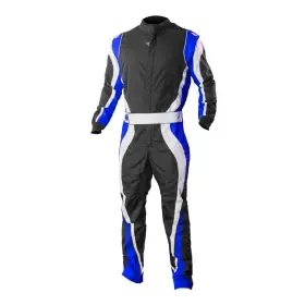 10-sp1-b-m K1 Racegear Speed 1 Karting Suit Blue Black M Brand New