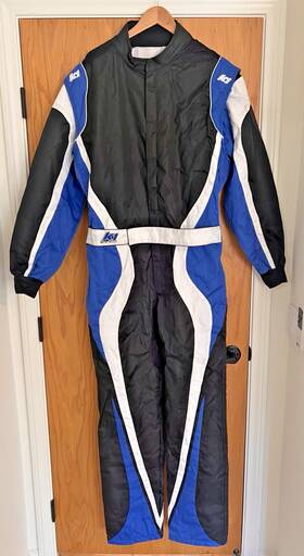 K1 Racegear 10-sp1-b-xxl Speed 1 Karting Suit Blue Black Size Xxl