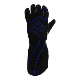 13-rs1-b-2xs K1 Racegear Rs1 Karting Gloves Black Blue 2xs