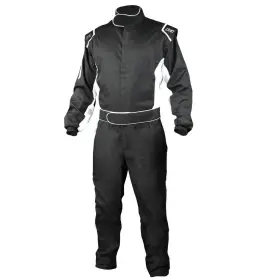 20-chl-nw-m K1 Racegear Suit Challenger Black Medium Sfi 3.2a/1