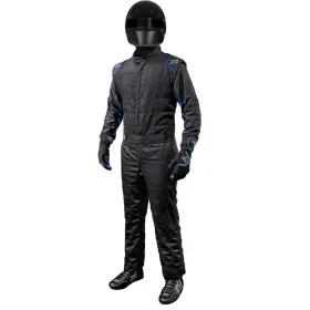 20-otl-nb-l K1 Racegear Suit Outlaw Large Black / Blue Sfi 3.2a/5