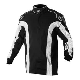 21-tr2-nw-3xs K1 Racegear Triumph 2 Sfi Certified Racing Jacket Black/white Choose Size