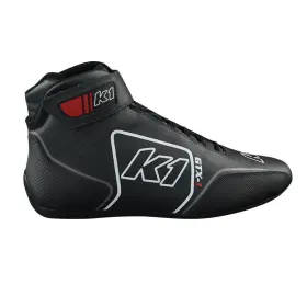 24-gtx-w-11 K1 Racegear Gtx-1 Nomex Shoes White Black Size 11