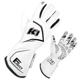 K1 Racegear 840442404017 23 Flt Wg Xl Gloves Flight X Large White