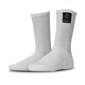 K1 Racegear 840442405274 26 Nso W Lxl Socks Nomex White Large X