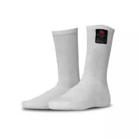 K1 Racegear 840442408466 26 Nso W Y Socks Nomex White Youth