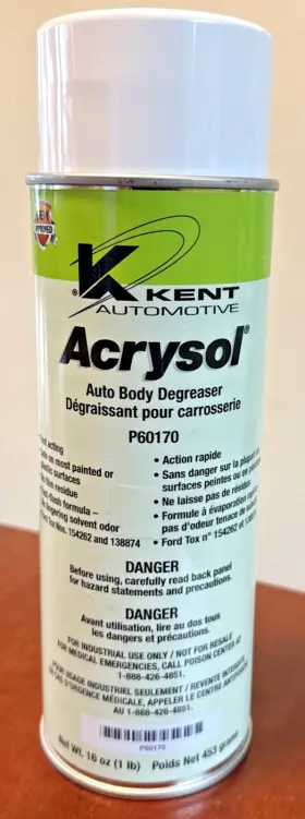 P60170 Kent Automotive Acrysol Auto Body Degreaser 16 Oz 453 G Aerosol