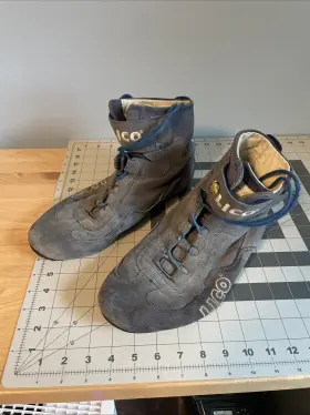 Spa-d31 Lico Lico/sparco Sfi Fireproof Car Racing Shoes Boots Blue Size 44