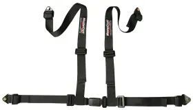 114004 Mastercraft Seat Belt Restraint 2in 4 Point Bolt In Black