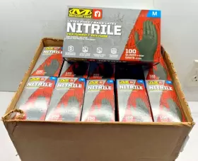 D13-05-009 Mechanix Wear 1000 Medium Disposable Nitrile Gloves Hd 5 Millimeter