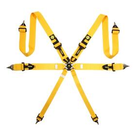 Momo Automotive Accessories M060303yl Fits Corsa Harness 6 Point 3x3x2 Yellow Clip In Cam
