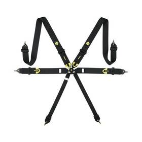Momo M060303bk-29 Corsa 6 Point Harness Black Fia Camlock Clip-in