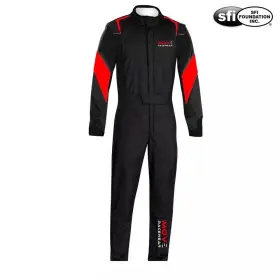 Mr-80 Move Race Extra-light Sfi 3.2a/5 Double Layer Nomex Car Track Suit Red