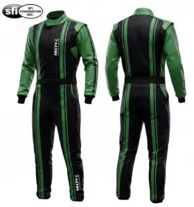Mr-86 Move Race Extra-light Sfi 3.2a/5 Double Layer Track Rally Car Suit Green
