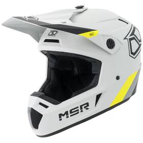 Msr 213-785-0008 Sc Proto Dirt Bike And Motocross Helmet Large Matte Grey/hi-vis