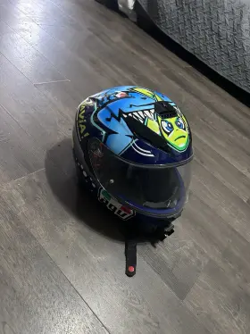 34553226664 N Agv K-3 Sv This Is A Full-face Motorcycle Helmet Valentino Rossi Inch Misano 2015