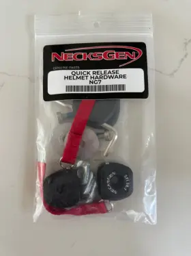 Necksgen 099998586764 Ng7 Helmet Quick Release Anchors Hardware Kit Head &neck
