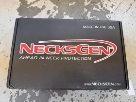Ng526 Necksgen Lite Rev2 Carbon Head And Neck Restraint Medium 3 Inch New In Open Box
