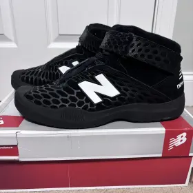 Ms500mk4 New Balance Pit Crew Shoes Black Size 12.5 Sfi Approved Fire Retardant Nascar