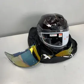 06-5333-p Nexx Xr3r Hagibis Helmet Red Medium 57-58