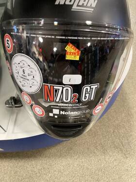 Nolan N702gt N70-2 Gt Matte Blk/gry Large