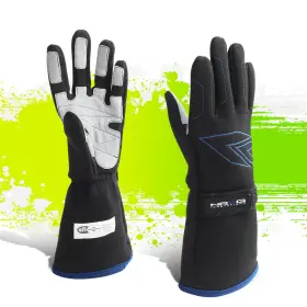 Tsk-nrggs500bkm Nrg Innovations Medium Size M Double Layer Racing Full Finger Gloves Gs-500bk