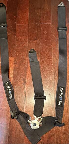 Nrg Sbh-rs5pcbk 5 Point Racing Harnesses Black