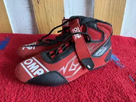 Omp Ae/462 Ks-3 Karting Shoes Adult Kart Size Us 6.5/ Eu 39/ Uk 5.5