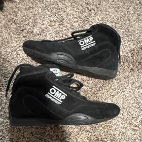 Omp Ae-769 Sport Racing Shoes Sfi 3.3/5 Black - Us Size 5 Po #ae-769