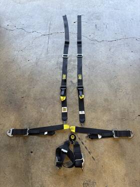 Omp Da0208h Used 6-point Harness For Sim Racing Autocross Drifting Expired Fia