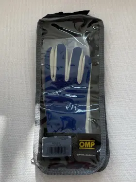 Iso6940 Omp Ib/702/b/s Racing Rally Gloves Blue S/9 New