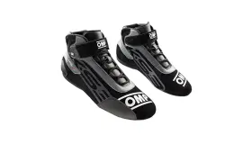 Ompkc0-0826-a01-071-42 Omp Unisex Mid Top Shoes Black 9 Adult Women