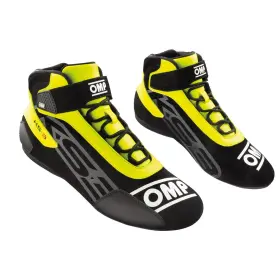 Ompkc0-0826-a01-178-41 Omp Mid Top Shoes Black Flo Yellow 8 Women Men Unisex Adult